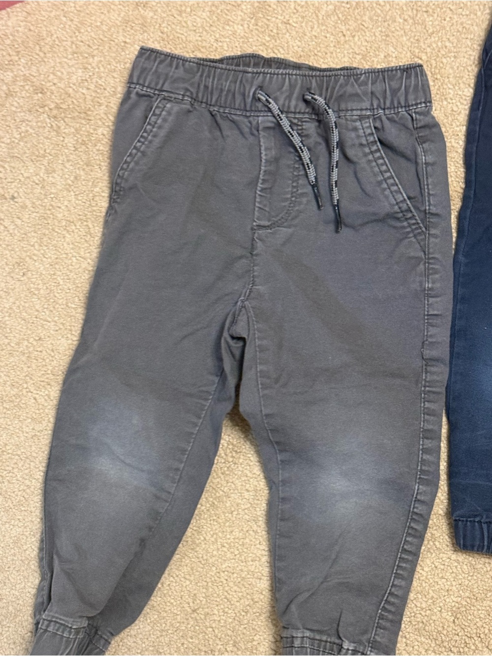 GAP Boys Gray Drawstring Jogger Pants